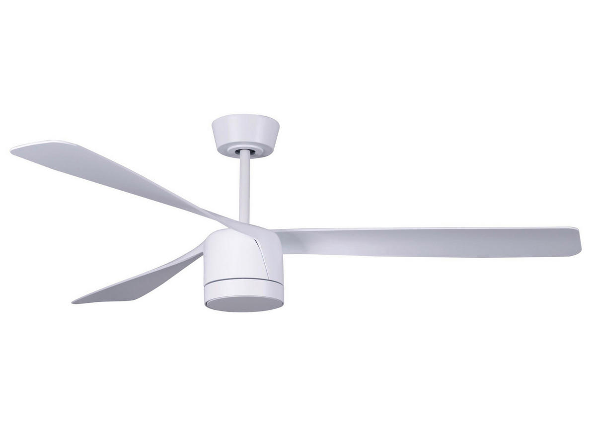 DECKENVENTILATOR - Weiß, Trend, Kunststoff/Metall (142cm) - P & B