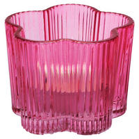 TEELICHTGLAS - Rosa, Basics, Glas (7,5/6cm)