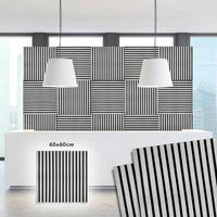 AKUSTIKPANEEL Echtholz 60/60/2,1 cm  - Eiche grau, Basics, Holzwerkstoff (60/60/2,1cm)