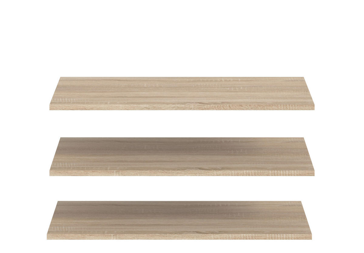 EINLEGEBODENSET 77/2/33 cm  - Sonoma Eiche, MODERN, Holzwerkstoff (77/2/33cm) - Livetastic