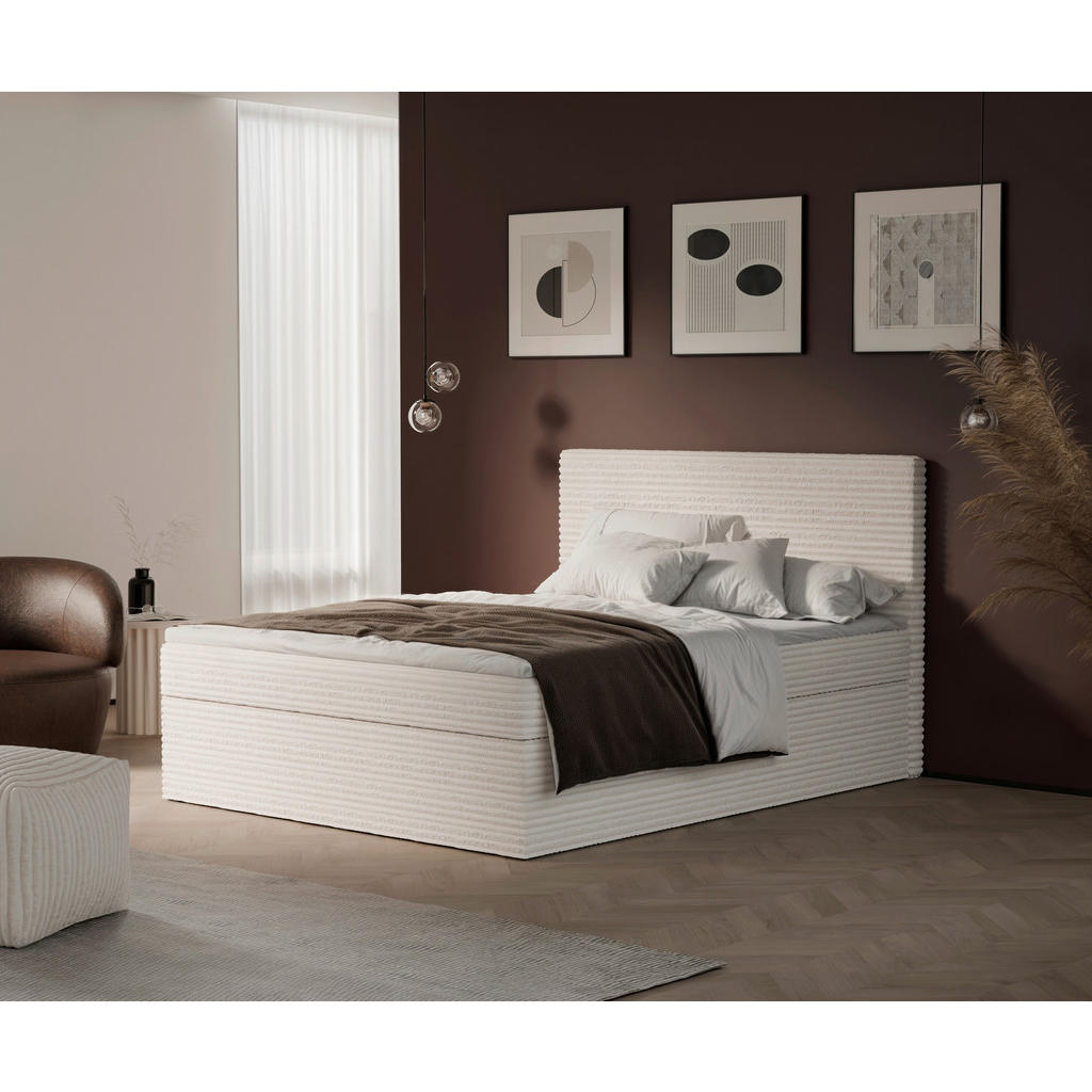 P & B AMERICKÁ POSTEĽ, 160/200 cm, krémová