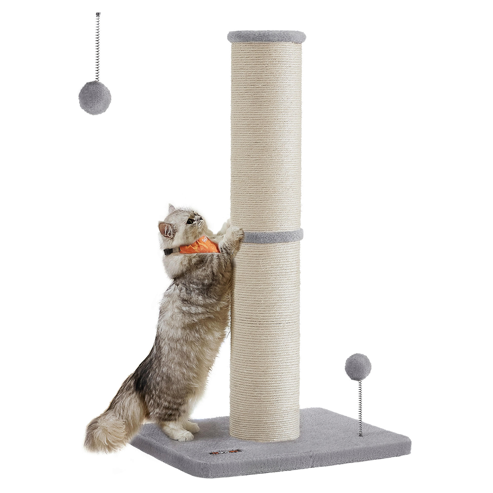 KRATZBAUM - Beige/Grau, Trend, Papier/Holzwerkstoff (50/85/40cm) - Boxxx