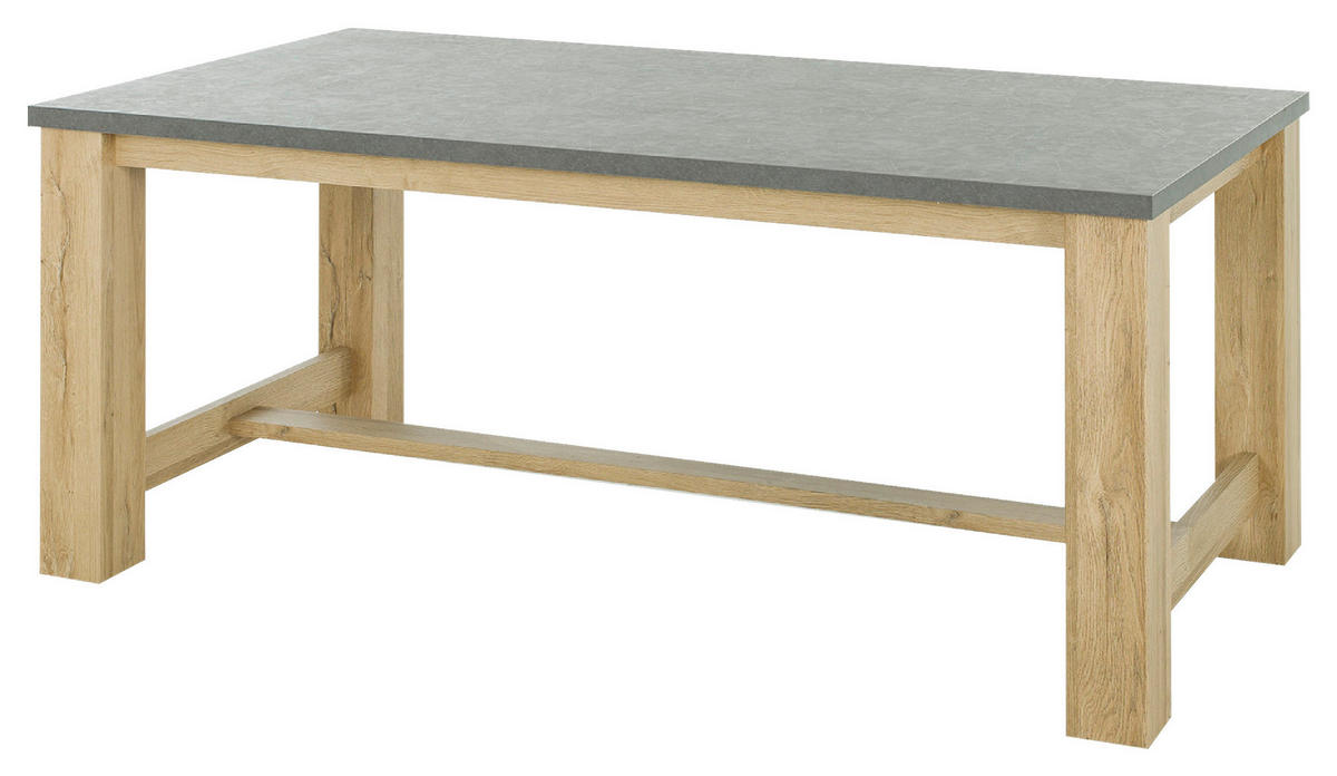 ESSTISCH in Holzwerkstoff 192/97/77 cm  - Eichefarben/Grau, MODERN, Holz/Holzwerkstoff (192/97/77cm) - MID.YOU