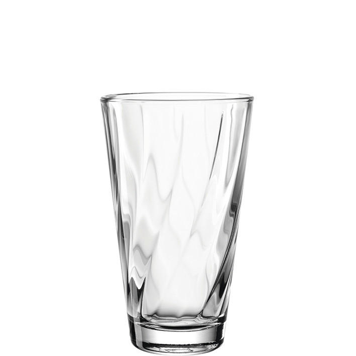 TRINKGLAS Twist  - Klar, Design, Glas (8/13/8cm) - Leonardo