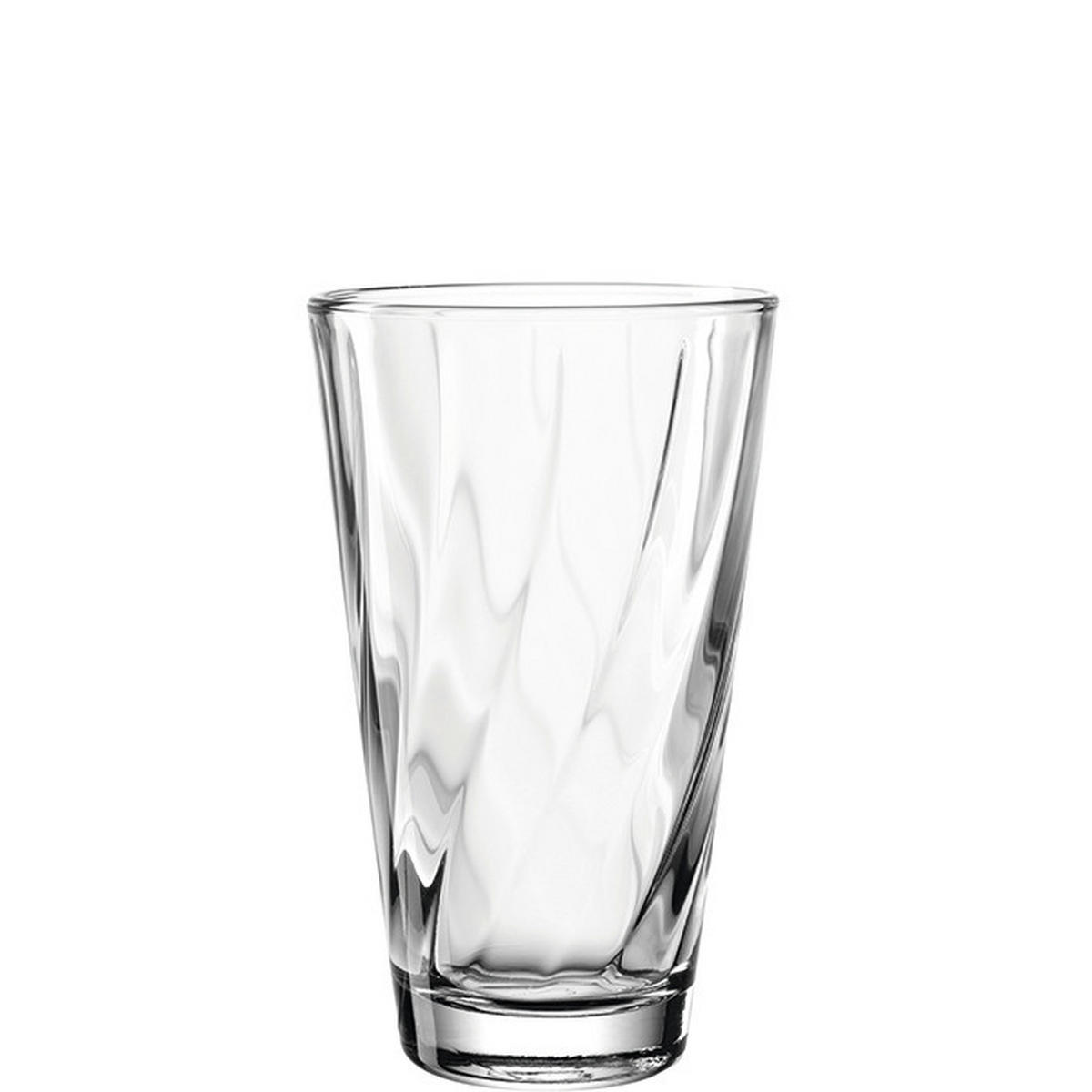 TRINKGLAS Twist  - Klar, Design, Glas (8/13/8cm) - Leonardo