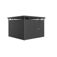 GERÄTEHAUS 314,3/221/314,3 cm  - Dunkelgrau, Basics, Metall (314,3/221/314,3cm) - Biohort