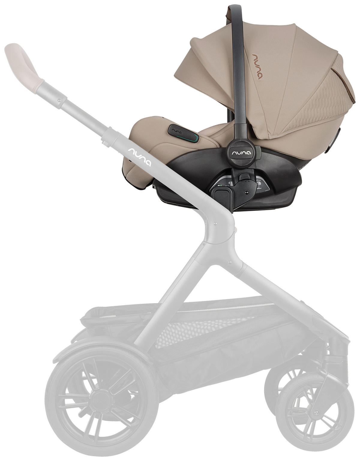 BABYSCHALE  Arra flex  - Beige, Basics, Kunststoff/Textil (70/43/58cm) - Nuna