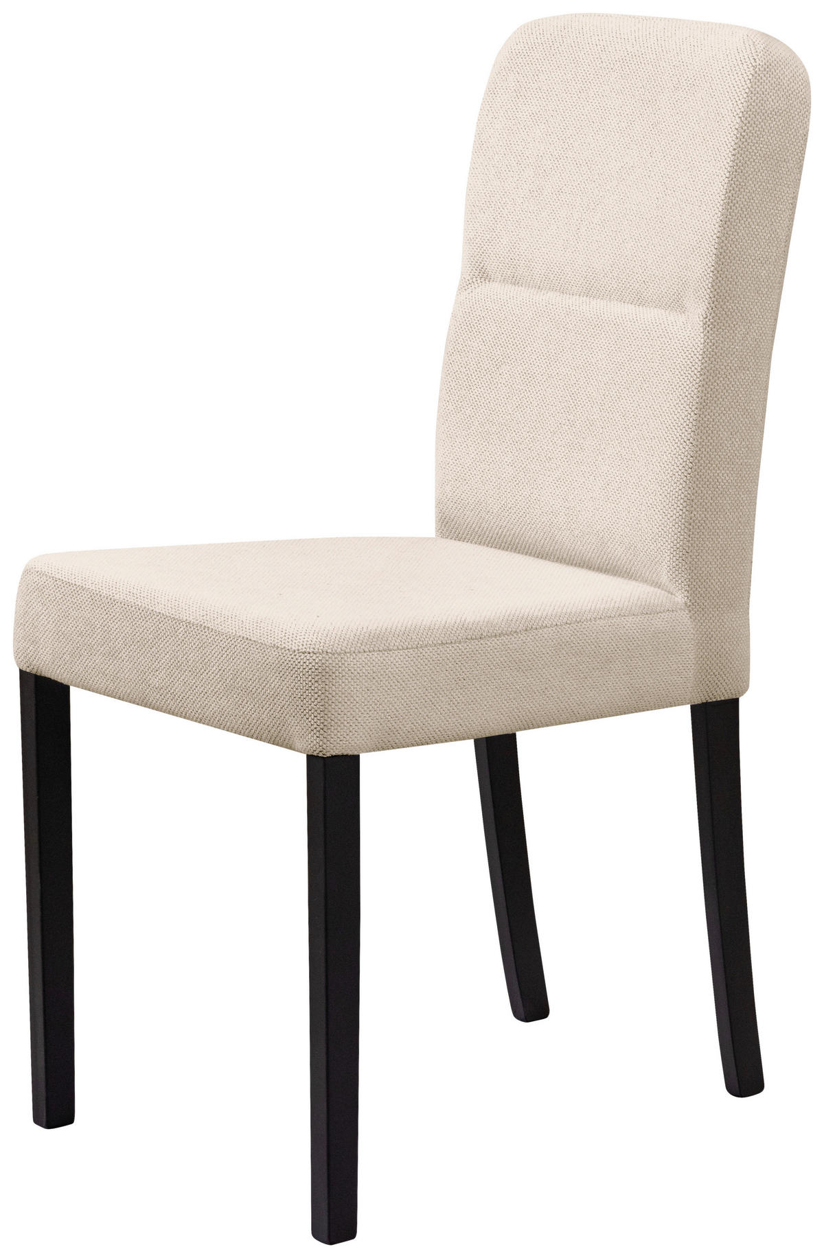 STUHL Weiß Buche vollmassiv  - Schwarz/Weiß, KONVENTIONELL, Holz (43/91/58cm)