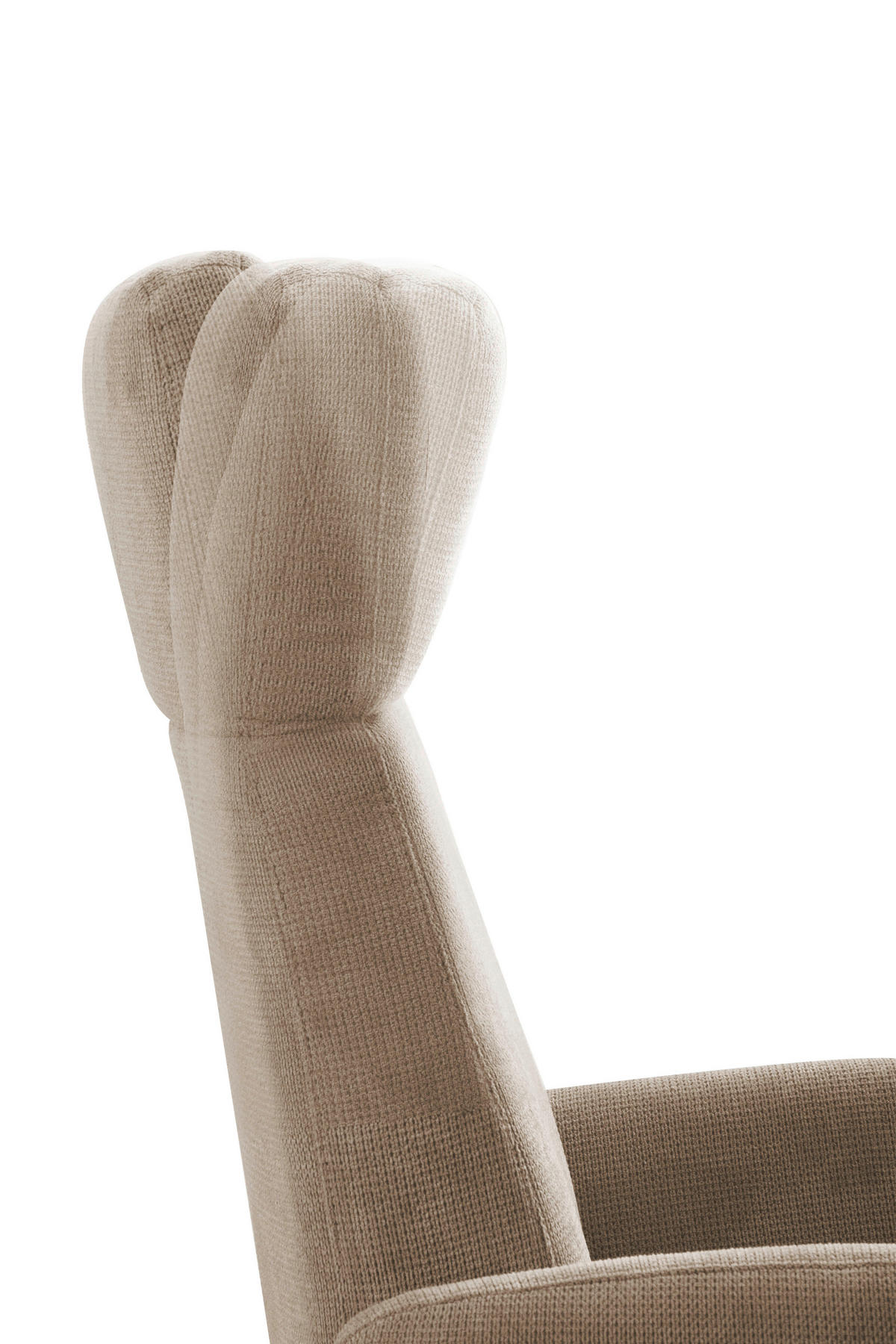 DREHSTUHL  in Flachgewebe Schlammfarben  - Chromfarben/Schlammfarben, Konventionell, Textil/Metall (71/110/82cm) - Sit & More