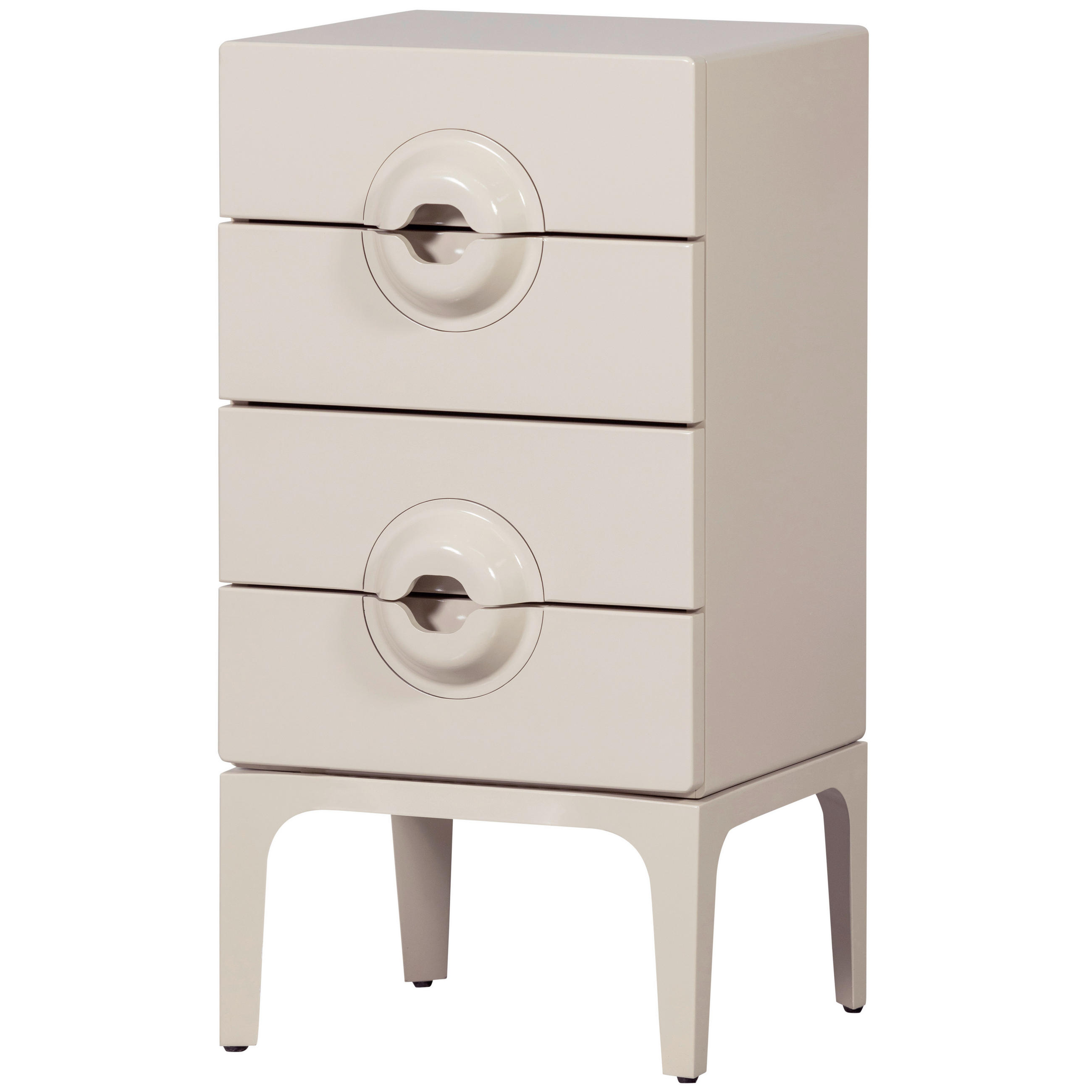 KOMMODE Merge  in 44/89/45 cm  - Greige, Design, Holz (44/89/45cm) - Livetastic