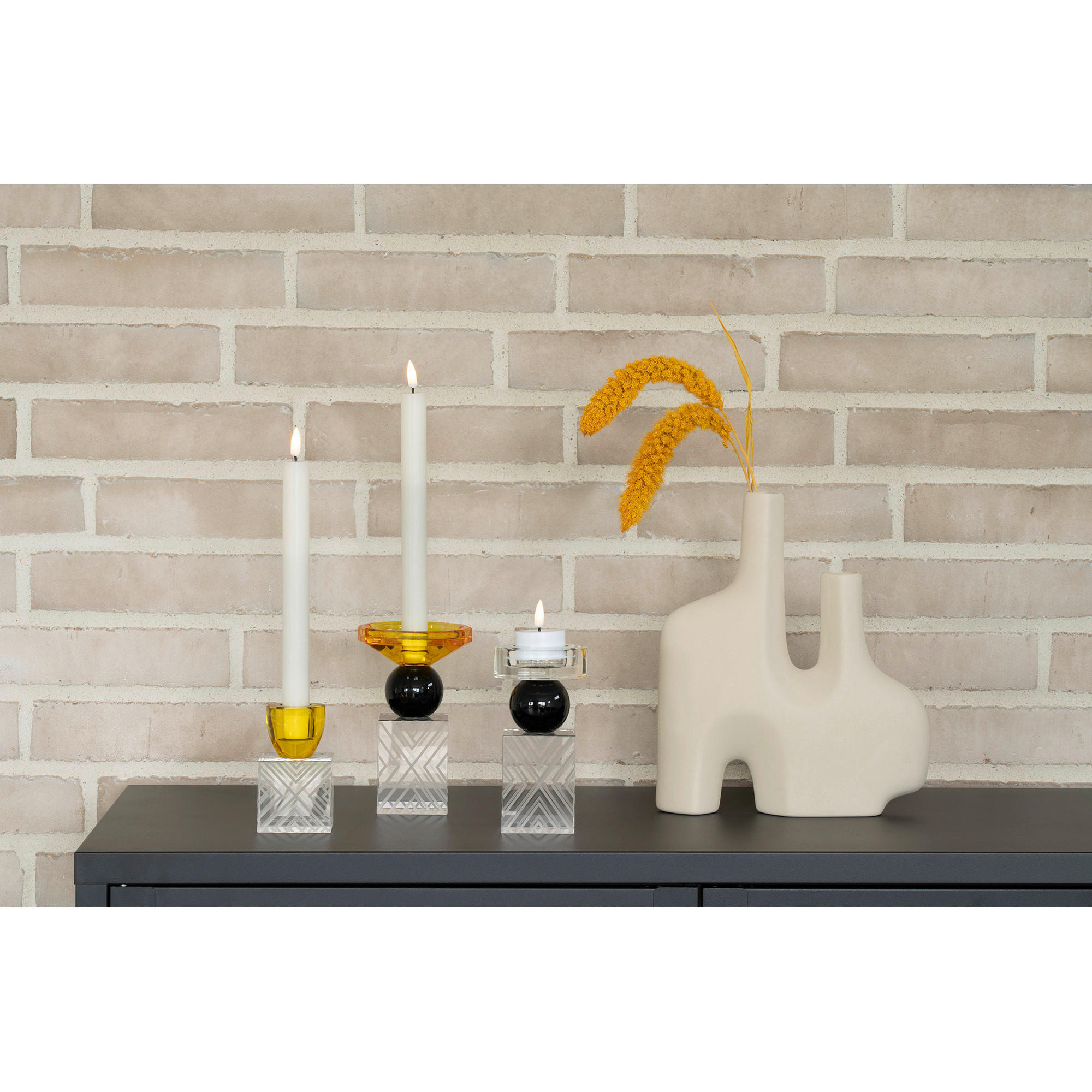 VASE  - Sandfarben, Basics, Keramik (23,5/27/8cm)