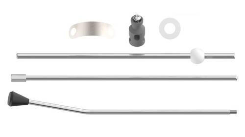 EXCENTERGARNITUR  - Chromfarben/Schwarz, Basics, Metall (18,3cm) - Schütte