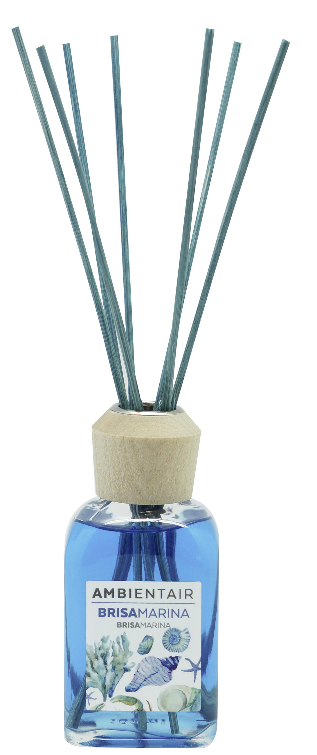 Difuzor  100 ml  - višebojno, Basics, staklo/drvo (100ml) - Ambientair