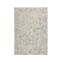 FLACHWEBETEPPICH 160/230 cm Spark 110 Grau/Silber Grau, Silberfarben  - Silberfarben/Grau, Design, Leder/Textil (160/230cm) - Novel