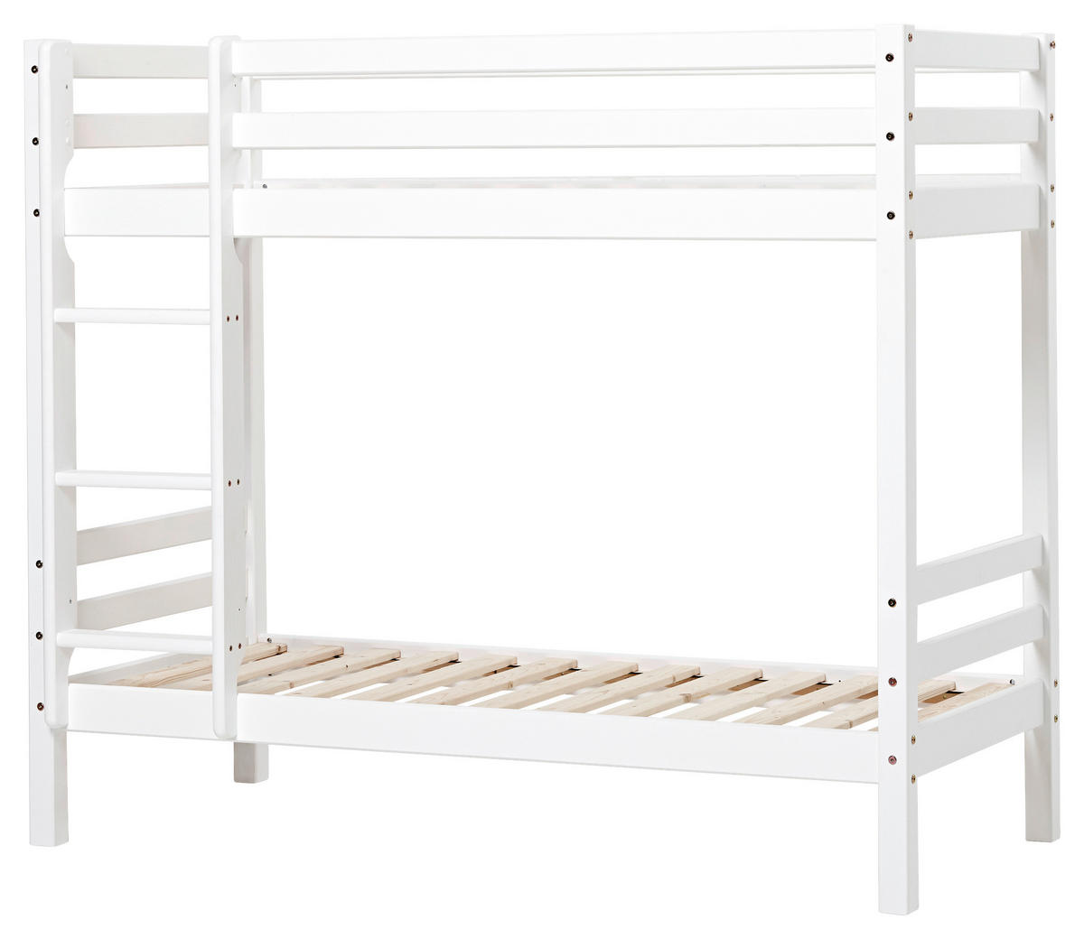 ETAGENBETT 70/190 cm Weiß  - Naturfarben/Weiß, MODERN, Holz (70/190cm) - MID.YOU