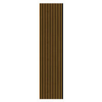 AKUSTIKPANEEL Eiche foliert 57.25/1.9/267 cm  - Eichefarben, KONVENTIONELL, Holzwerkstoff/Textil (57.25/1.9/267cm)