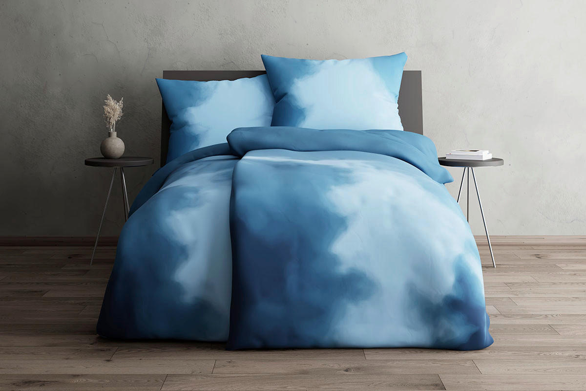 BETTWÄSCHE 140/220 cm  - Petrol, Design, Textil (140/220cm) - Grund