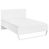 BETT 120/200 cm  in Weiss   - Weiss, Design, Holzwerkstoff/Metall (120/200cm) - Cantus