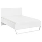 BETT 120/200 cm Weiß  - Weiß, Design, Metall (120/200cm) - Cantus