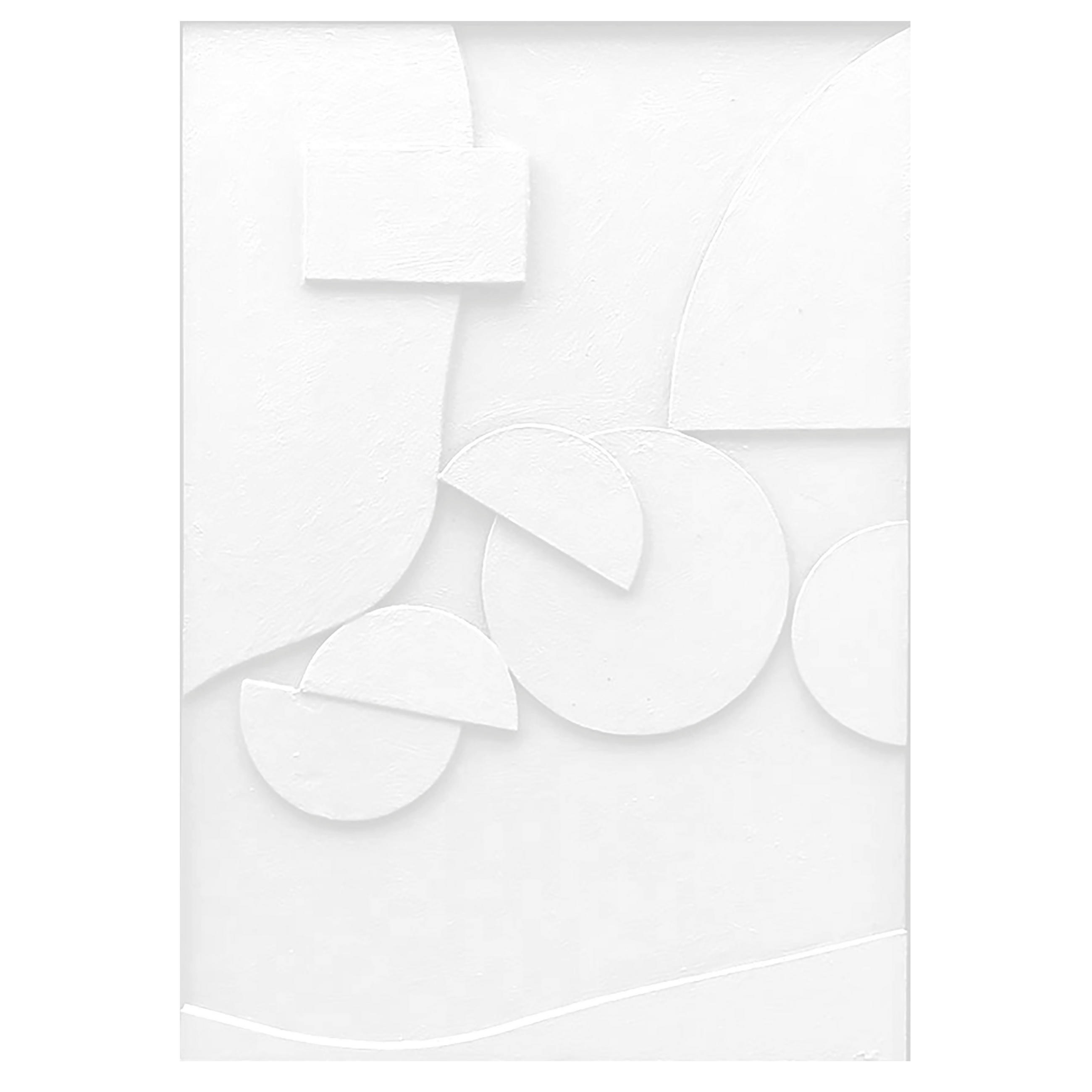 BILD Abstraktes 50/70 cm  - Weiß, Trend, Holz/Kunststoff (50/70cm) - Monee