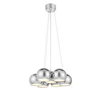 PENDELLEUCHTE Cupolo 45/15/45 cm  - Chromfarben, Basics, Metall (45/15/45cm) - Markslöjd