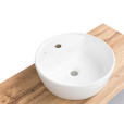 WASCHTISCHKOMBI 101 cm  - Graphitfarben/Weiß, Natur, Keramik/Holzwerkstoff (101cm) - Xora