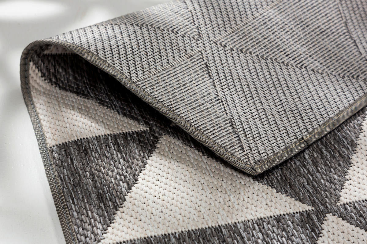 OUTDOORTEPPICH 140/200 cm Parkland Grau, Hellgrau  - Hellgrau/Grau, KONVENTIONELL, Textil (140/200cm) - Schöner Wohnen