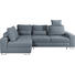 WOHNLANDSCHAFT Blau Webstoff - Blau, Design, Textil/Metall (188/260cm) - Hom`in WOHNLANDSCHAFT Blau Webstoff - Blau, Design, Textil/Metall (188/260cm) - Hom`in