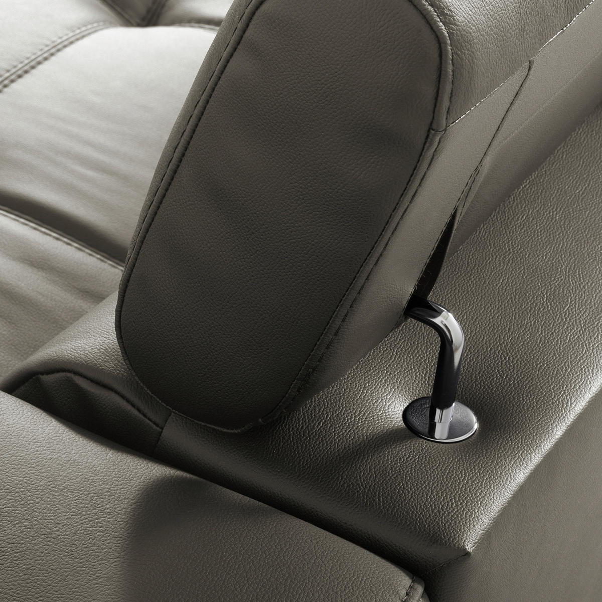 ECKSOFA  in Lederlook Echtleder Schlammfarben  - Schlammfarben/Schwarz, Design, Leder/Textil (173/247cm) - Livetastic