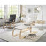 HOCKER in Holz, Textil Creme - Birkefarben/Creme, Design, Holz/Textil (51/36/45cm) - Carryhome HOCKER in Holz, Textil Creme - Birkefarben/Creme, Design, Holz/Textil (51/36/45cm) - Carryhome