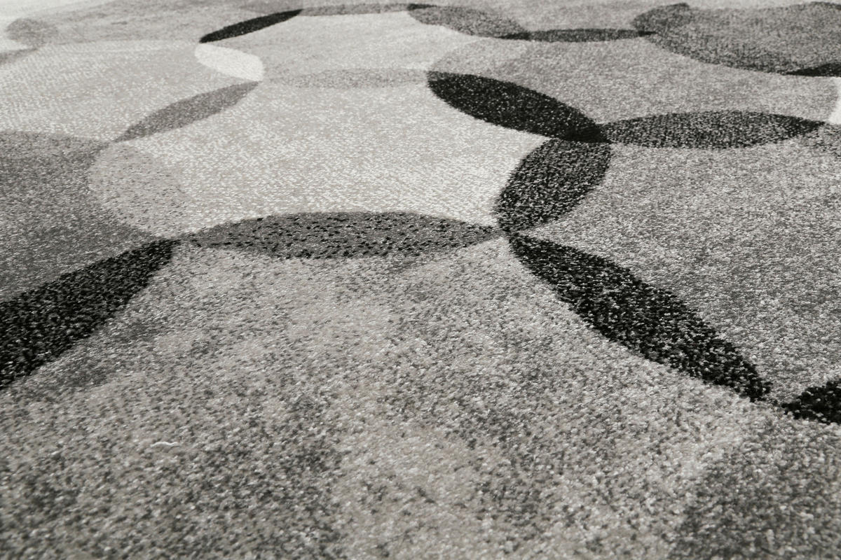 WEBTEPPICH 80/150 cm Modernina Grau, Silberfarben, Dunkelgrau, Beige  - Dunkelgrau/Beige, KONVENTIONELL, Textil (80/150cm) - Esprit