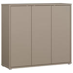 SCHUHSCHRANK  in 109,2/99,1/34,9 cm  - Taupe/Grau, MODERN, Holzwerkstoff/Kunststoff (109,2/99,1/34,9cm) - Carryhome