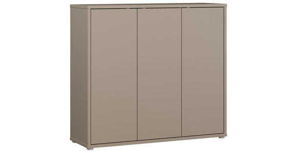 SCHUHSCHRANK  in 109,2/99,1/34,9 cm  - Taupe/Grau, MODERN, Holzwerkstoff/Kunststoff (109,2/99,1/34,9cm) - Carryhome