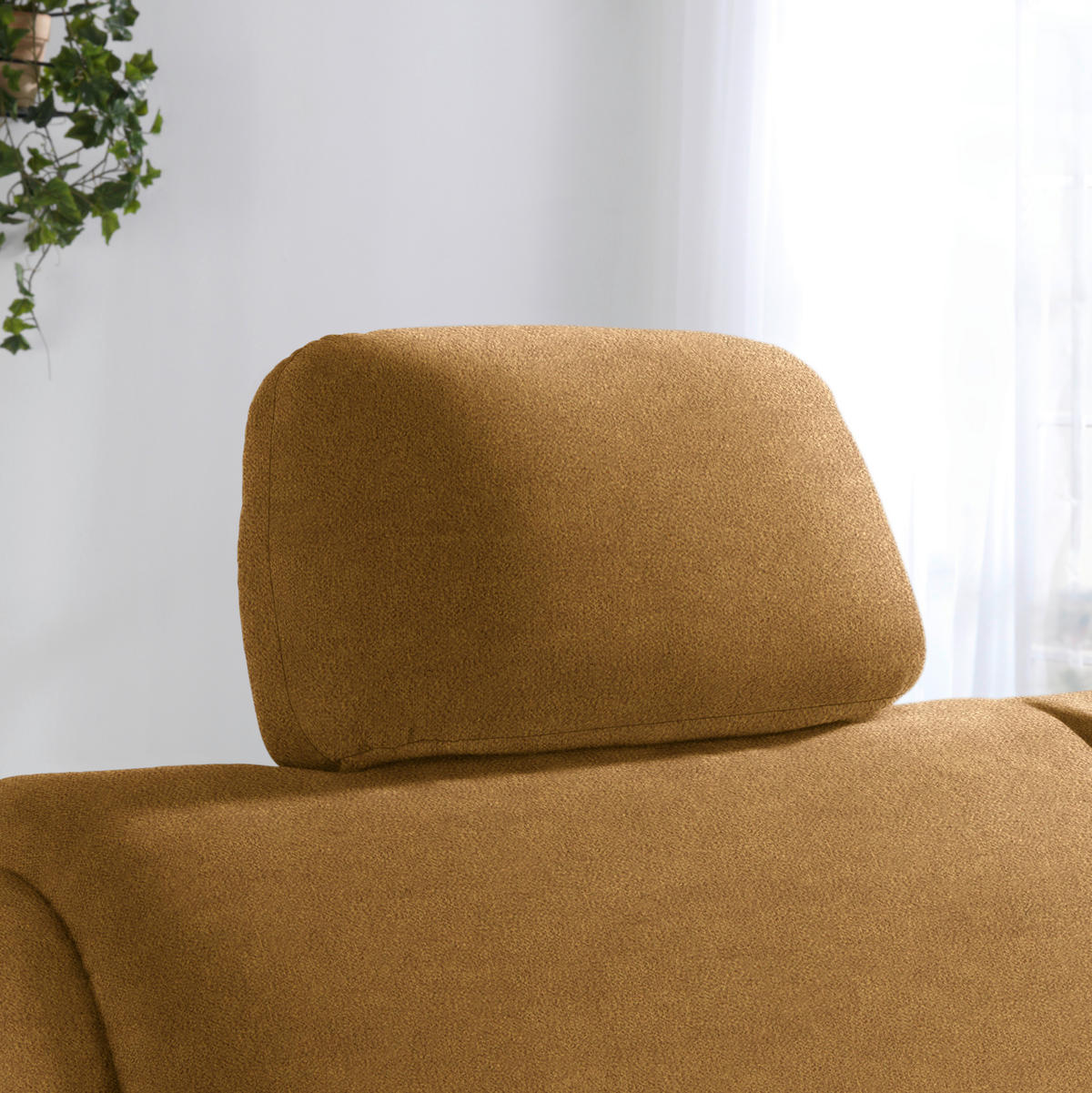 SCHLAFSOFA in Velours, beflockt Honig  - Alufarben/Honig, KONVENTIONELL, Kunststoff/Textil (170/88/91cm) - Sedda