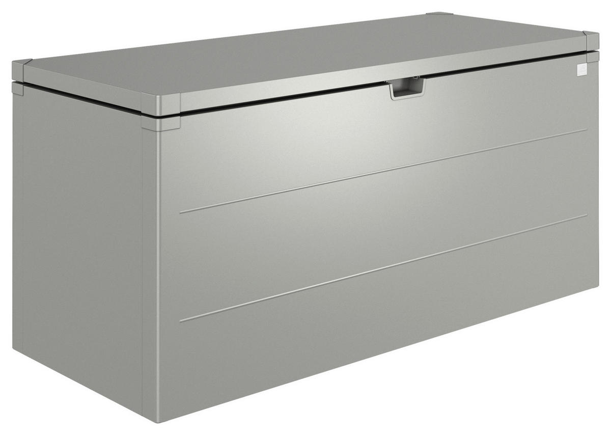 KISSENBOX - Grau, Basics, Metall (170/81/70cm) - Biohort