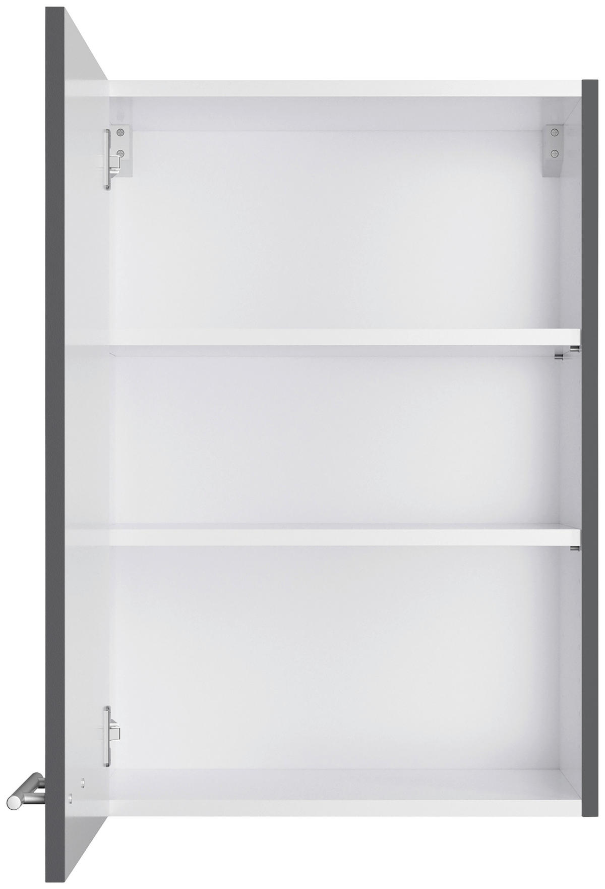 KÜCHENBLOCK 270 cm   in Anthrazit  - Edelstahlfarben/Eichefarben, Basics, Holzwerkstoff/Metall (270cm) - Optifit