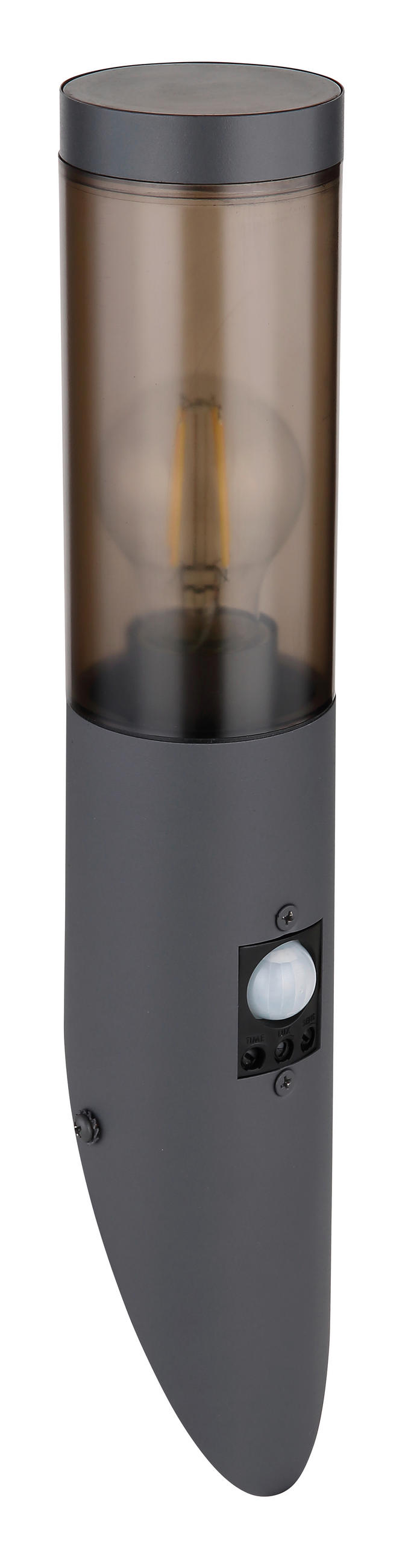 ZUNANJA STENSKA SVETILKA        7,6/41 cm       - antracit, Design, kovina/umetna masa (7,6/41cm) - Globo