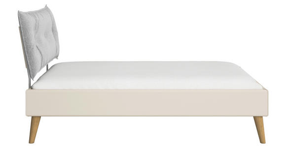BETT 120/200 cm  in Champagner  - Wildeiche/Champagner, Design, Holz/Holzwerkstoff (120/200cm) - Carryhome