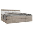 FAMILIENBETT - Graubraun/Schwarz, Design, Holzwerkstoff/Kunststoff (270/200cm) - Esposa