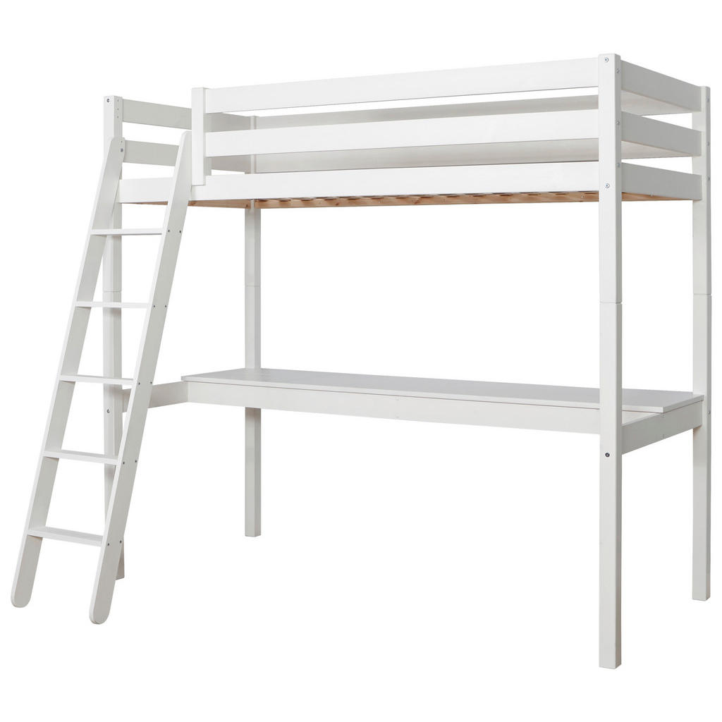 MID.YOU VYVÝŠENÁ POSTEĽ, 90/200 cm biela