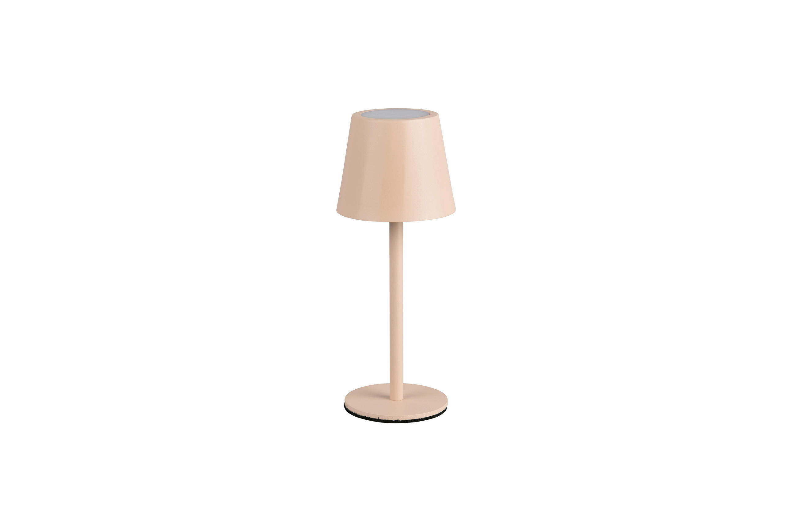 AKKU-TISCHLEUCHTE Diaz 8,5/21 cm  - Sandfarben, Design, Metall (8,5/21cm)