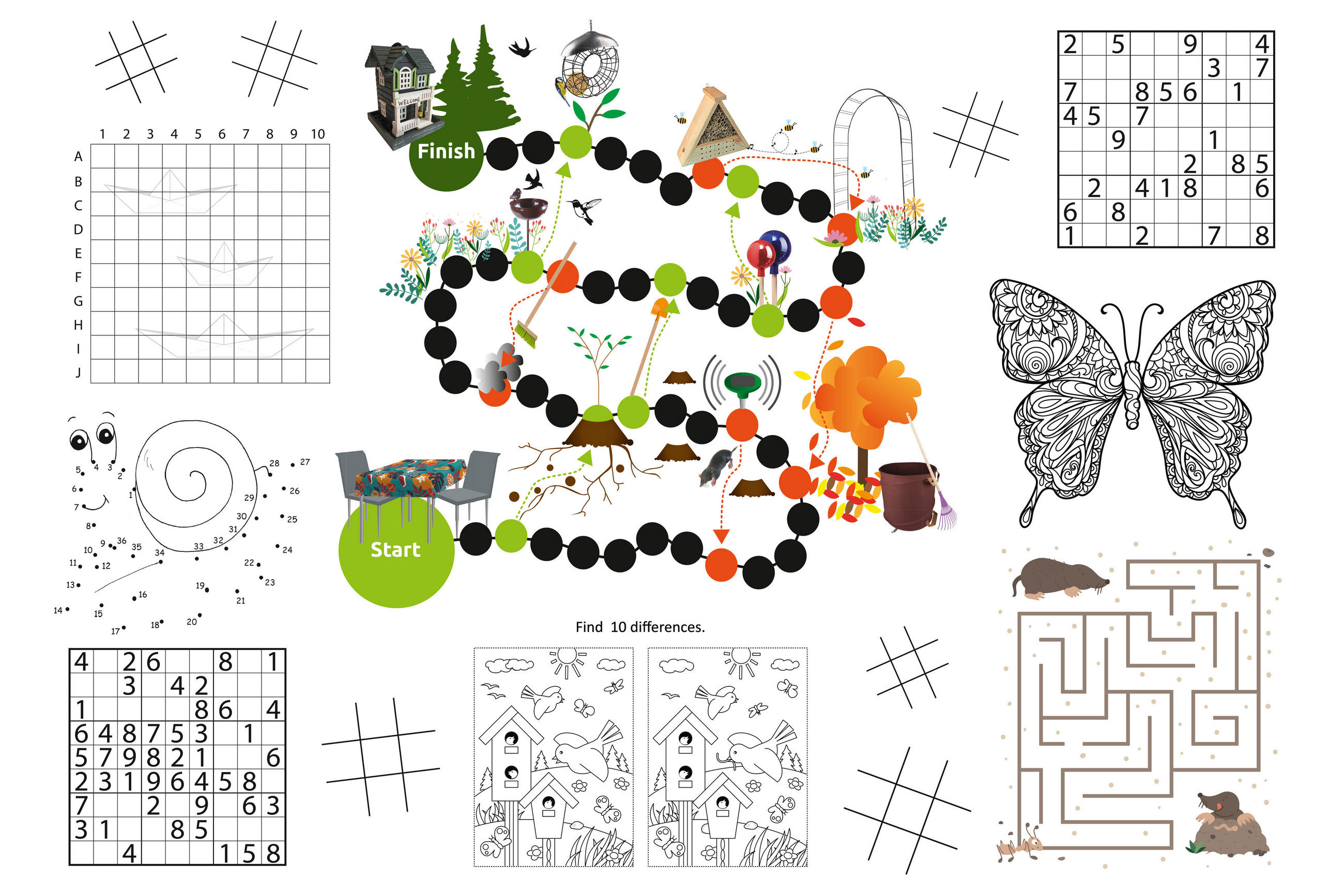 Tischset Tischset Papier Fun