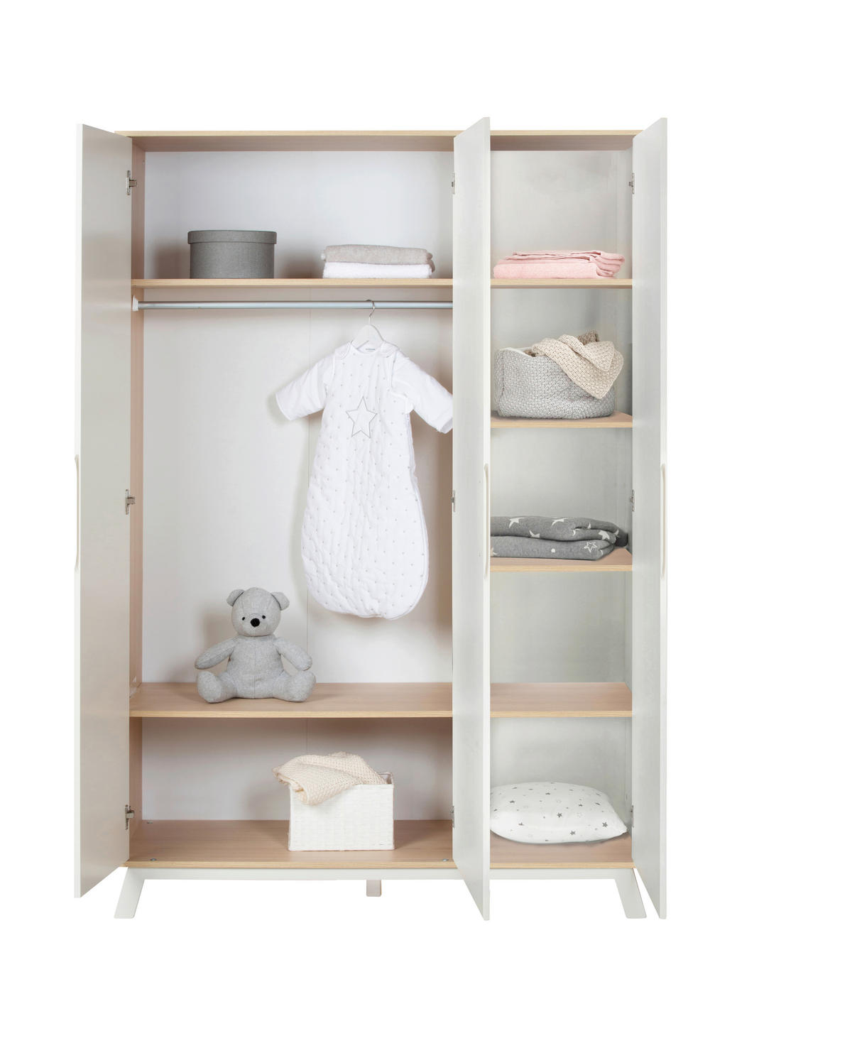 BABYZIMMER CLAY  - Beige, Basics, Holz/Holzwerkstoff - Schardt