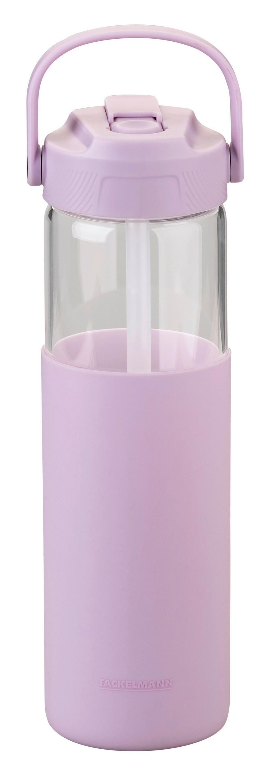 TRINKFLASCHE 0,660 l Pamela Reif  - Lila, Basics, Glas/Kunststoff (660ml) - Fackelmann