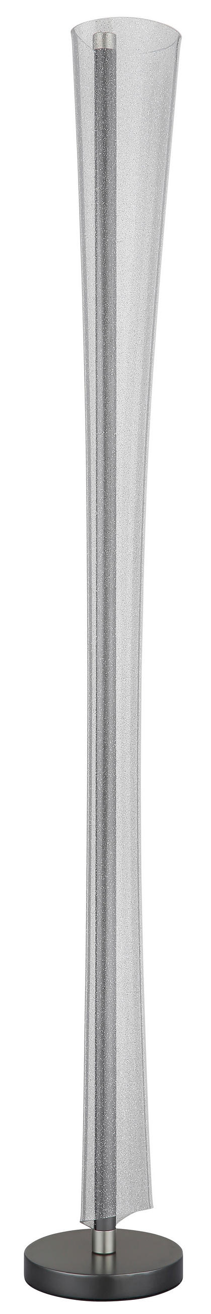 LED-STEHLEUCHTE 20/155 cm    - Klar/Anthrazit, Design, Kunststoff/Metall (20/155cm) - Globo