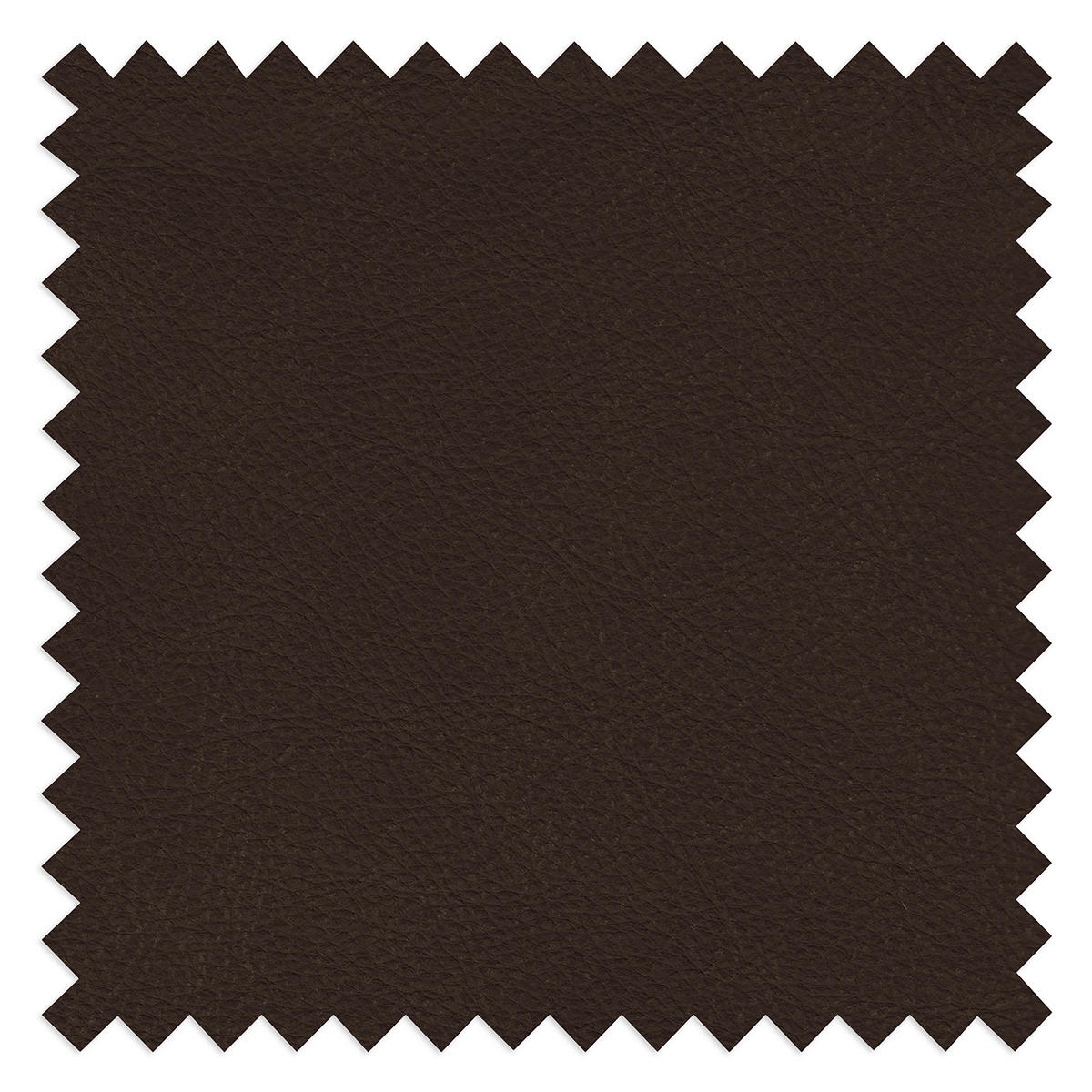 HOCKER in Leder Dunkelbraun  - Dunkelbraun/Beige, Design, Leder/Kunststoff (123/45/93cm) - Livetastic