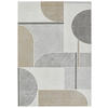 WEBTEPPICH 80/150 cm Valentino Grau, Goldfarben, Hellgrau  - Goldfarben/Hellgrau, KONVENTIONELL, Kunststoff/Textil (80/150cm) - Novel