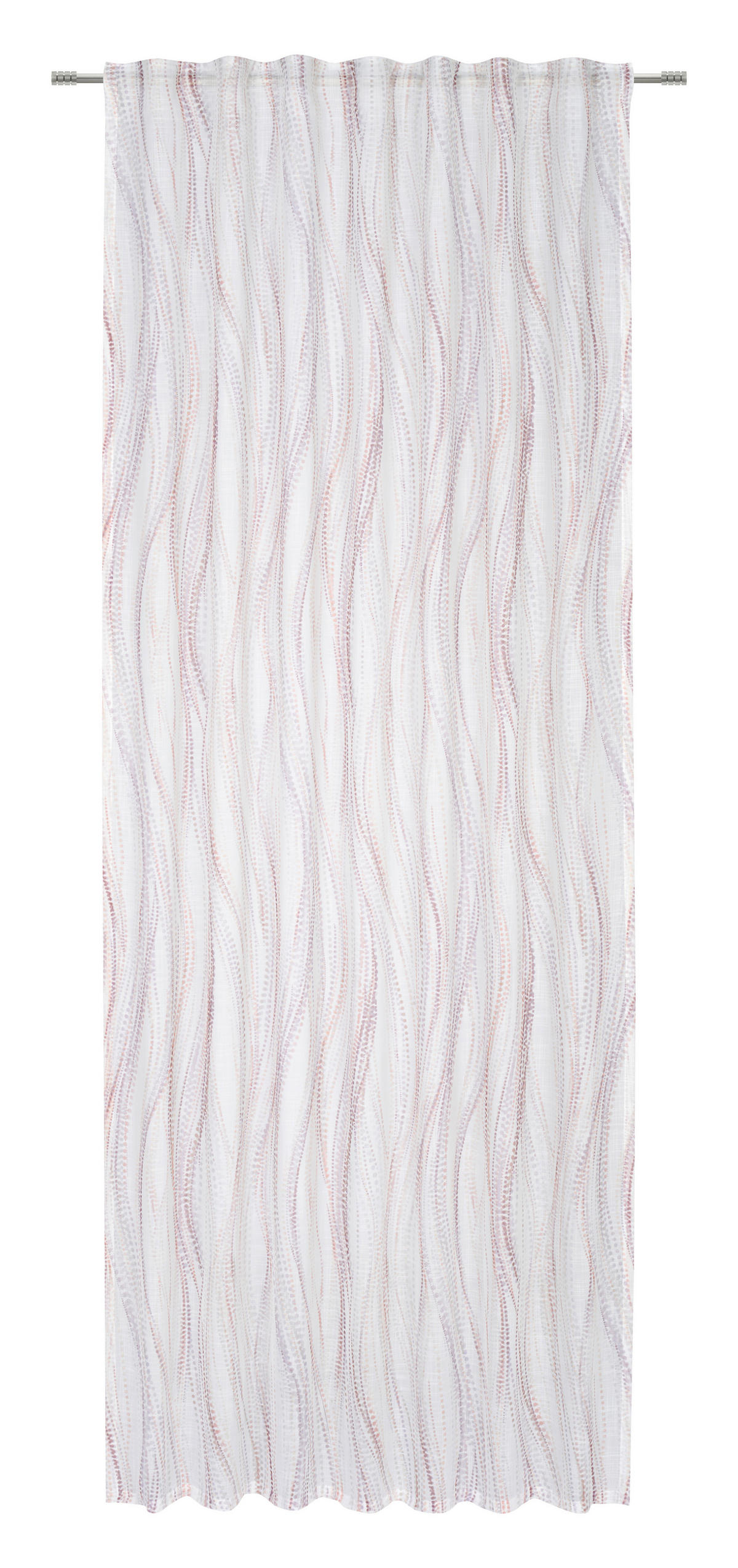 HOTOVÝ ZÁVĚS, poloprůhledné, 140/245 cm - fialová, Konvenční, textil (140/245cm) - Esposa