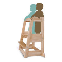 LERNTURM Felix  - Buchefarben, Basics, Holz (54/91/45cm) - tiSsi