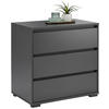 KOMMODE  in 80/79/48 cm  - Anthrazit, Design, Holzwerkstoff/Kunststoff (80/79/48cm) - Carryhome